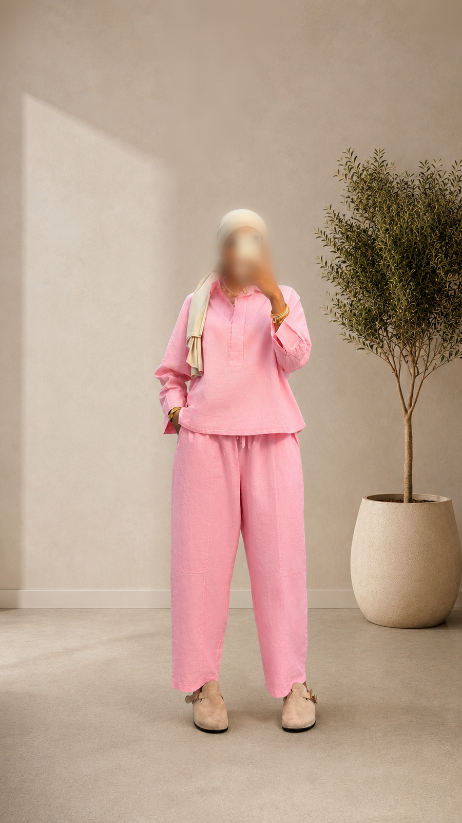 Ensemble rose
